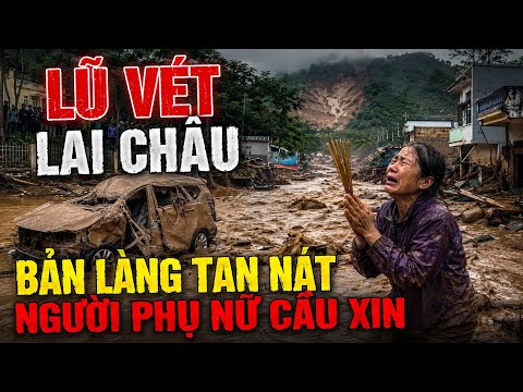 Người Dân Kéo Nhau Bỏ Chạy Khi Ngọn Núi Sạt Lở Lũ Quét Nhưng Cái Kết Đau Lòng Ở Lai Châu