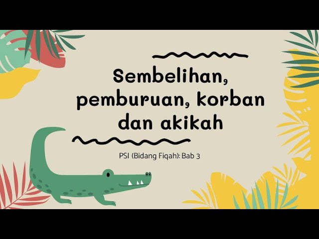 Korban dan akikah tingkatan 4