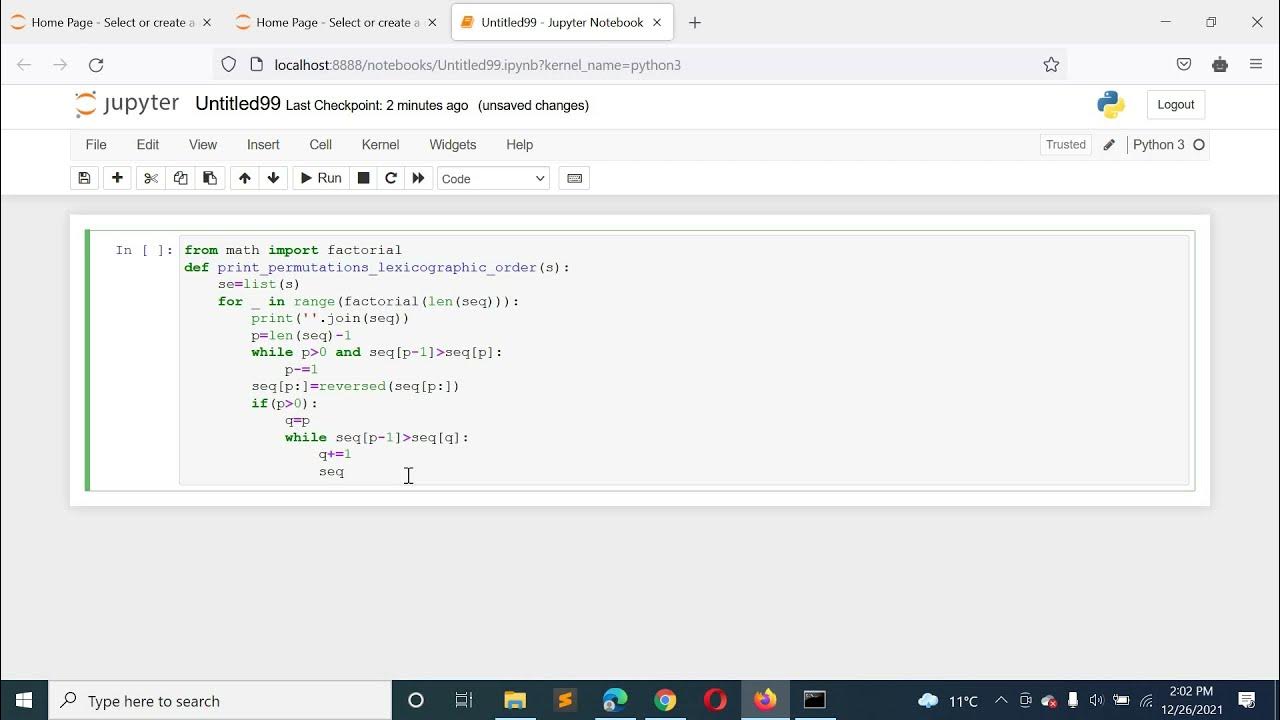 Python Program to Print All Permutations of a String in Lexicographic ...