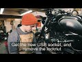 How to fit a dual usb socket to bmw motorcycles