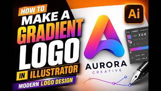 How to Make a Gradient Logo in Illustrator | Modern Logo Design