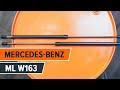 MERCEDES ML W163 Heckklappendämpfer wechseln [AUTODOC TUTORIAL]