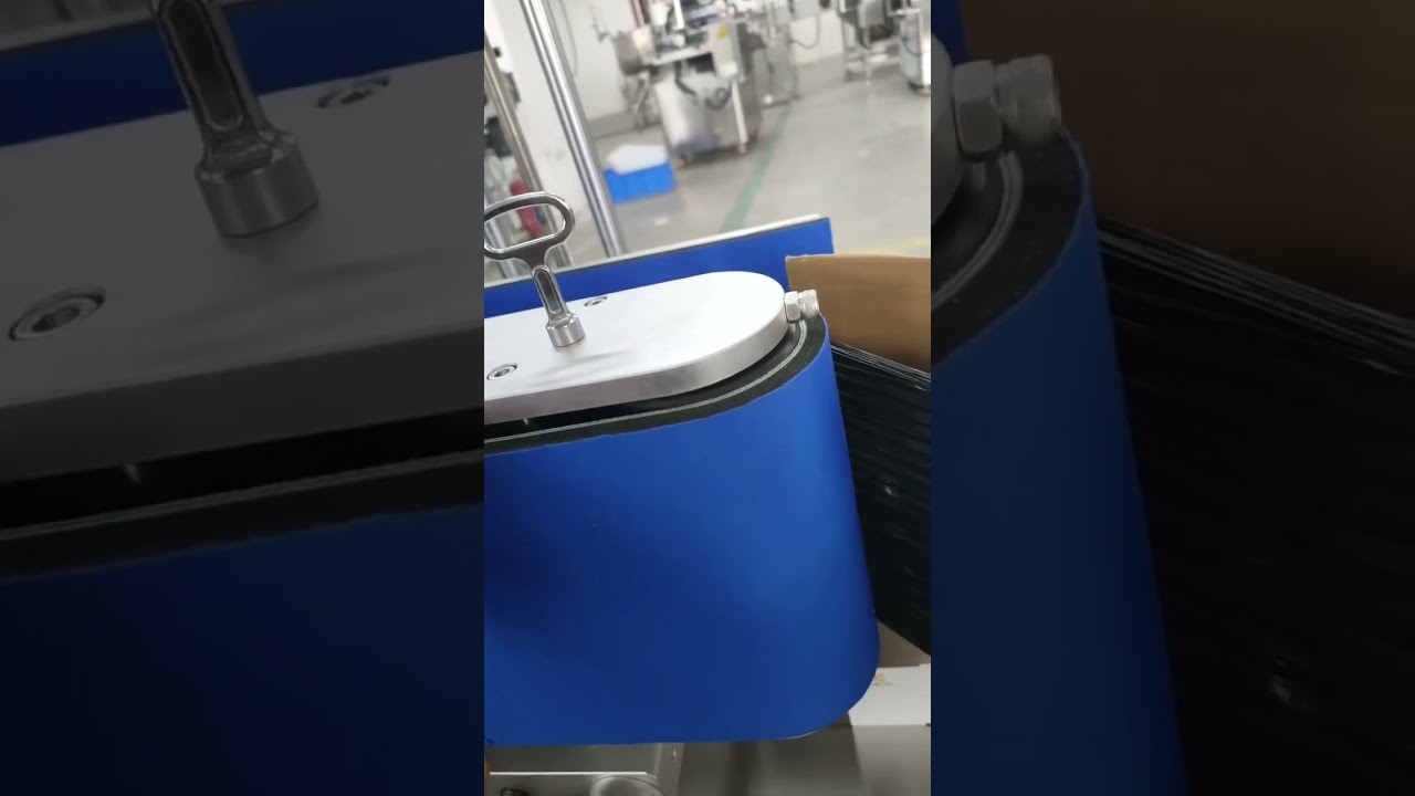 how to loose the belt for the labeling machine