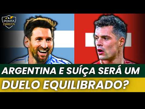 O duelo entre Argentina e Suíça tem tudo para ser o mais difícil para os sul-americanos