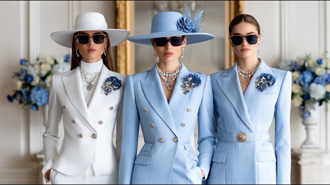 Ralph Lauren Spring Summer 2026 | Powder Blue & Pearl | Timeless ...