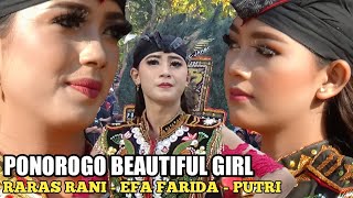Kolaborasi tiga jathil cantik ponorogo - Raras rani, efa farida, risma putri | jathil ponorogo