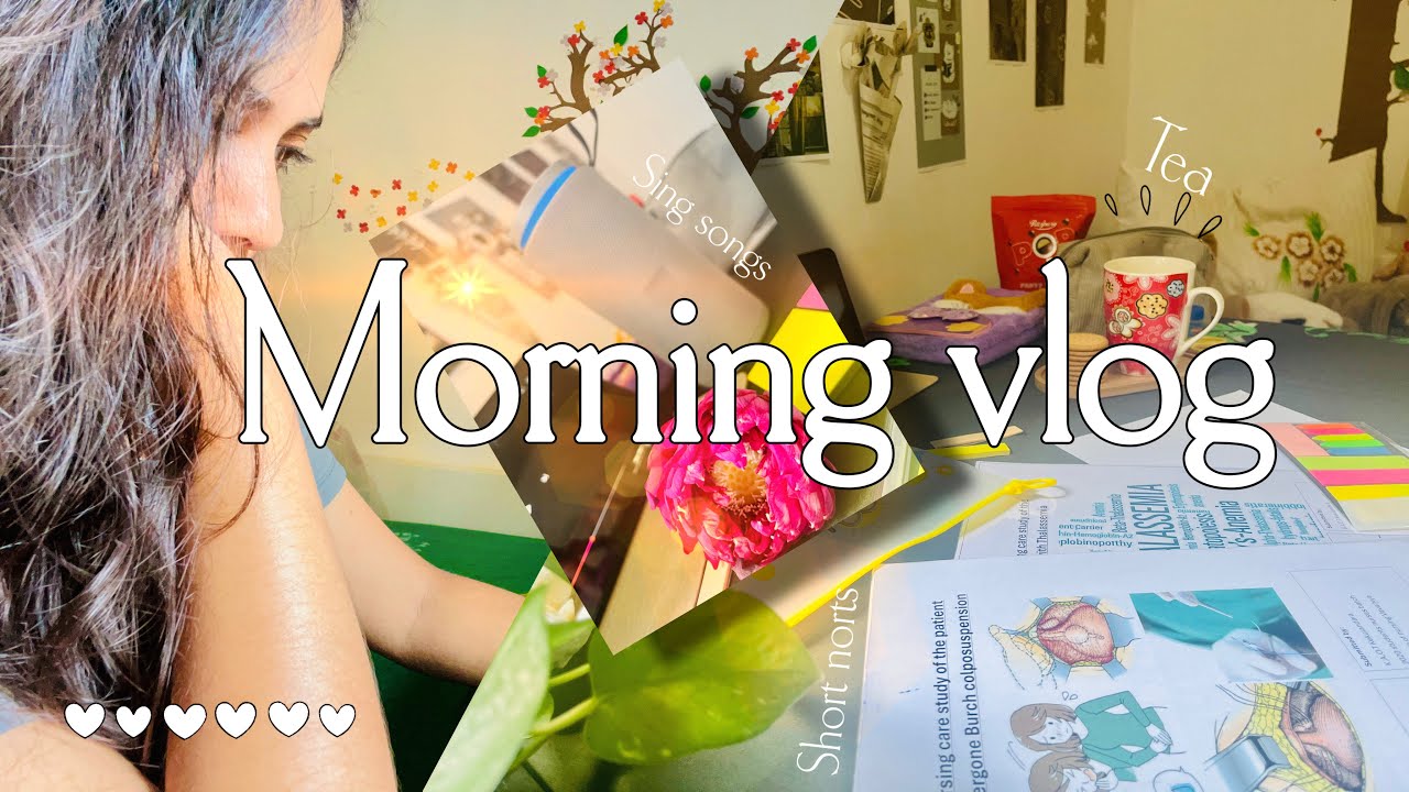 Morning Vlog🌞🍃 | Tea,Note taking & Soft Melodies🎼🎀