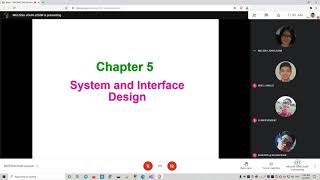 (15.2.2021)SAD Chapter 5   System and Interface Design