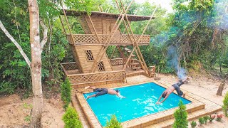 Build Vision Bamboo House And Bamboo Swimming Pools [Full Video]