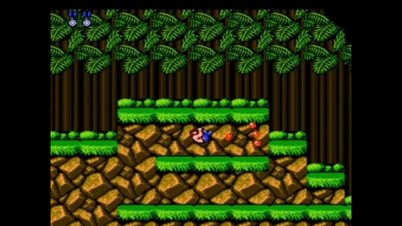 Contra (video game) Konami arcade Nintendo java plateform [ gameplay