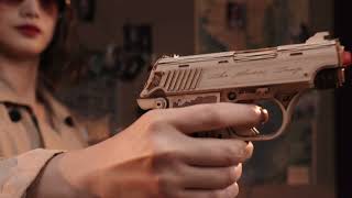 ROKR Mini Gun Toy Wooden 3D Puzzle LQ502 screenshot 2