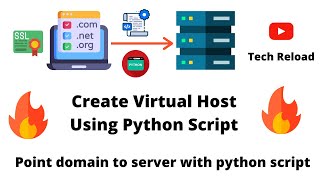 Point Domain To Web Server With Python Script | Apache Automation Using Python | Tech Reload Hindi