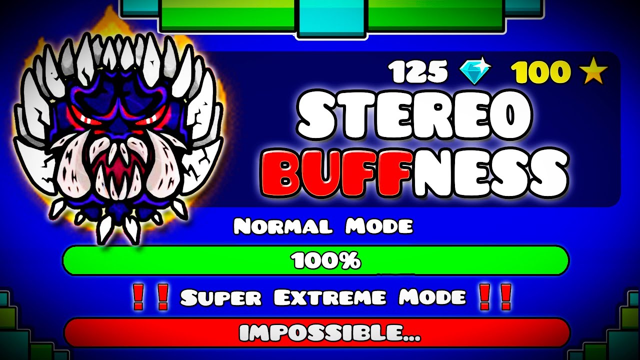 Stereo Madness BUT its BUFFED to the MAX   GEOMETRY DASH 211