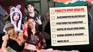 Stray kids's fan arrested? Babymonster declined BA? Karina shading G-Dragon? And more