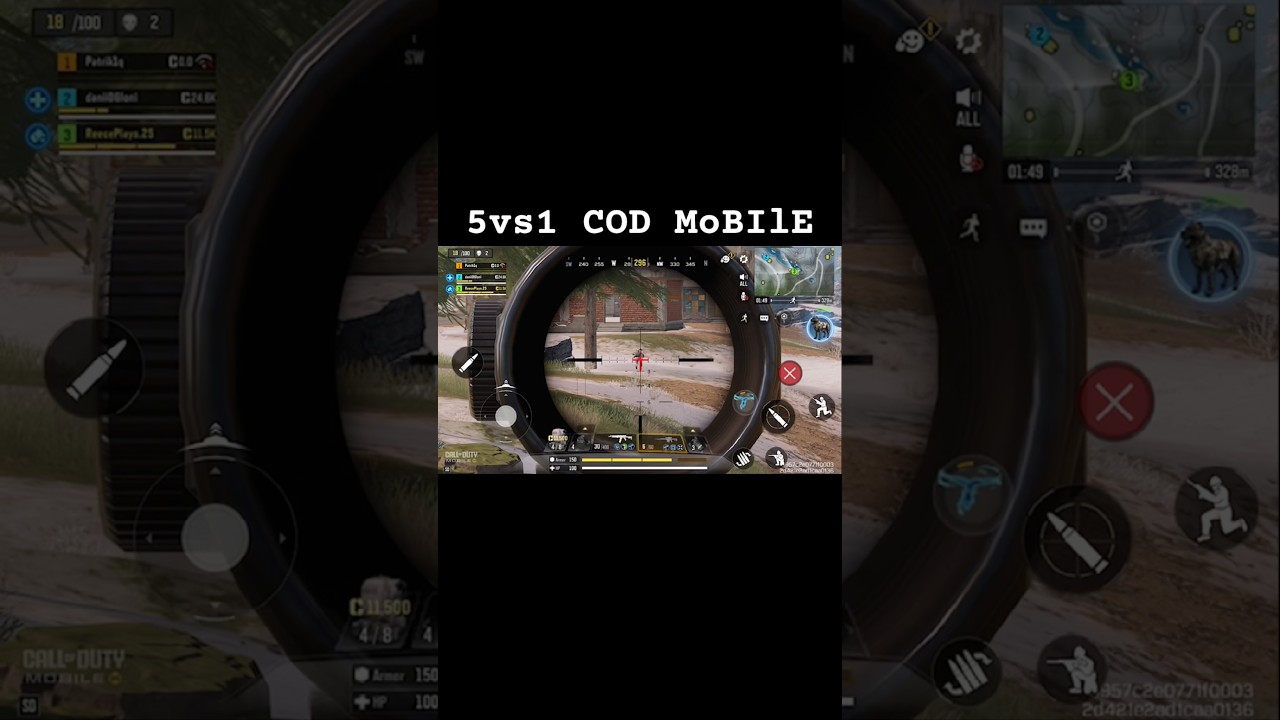 5vs1 Cod mobile Battle Royale 
