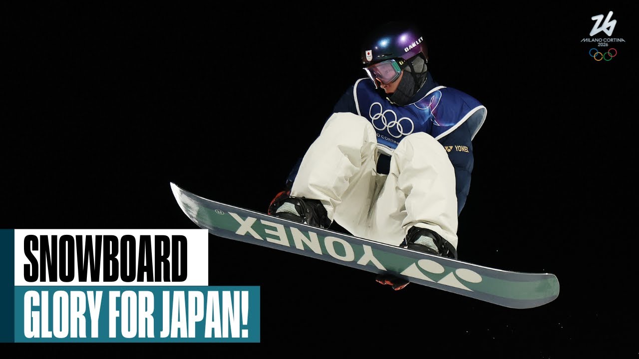 Kimura, Kimata go 1-2 in snowboard big air, Su takes bronze - YouTube