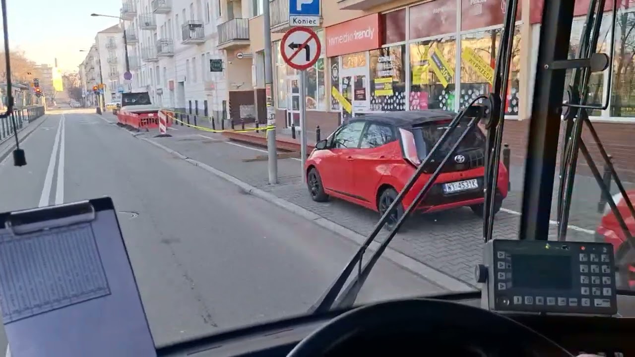 Warszawa - Linia 169 - Autobusem ZTM - Dworzec Wschodni - Bródno Podgrodzie