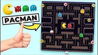 Juguemos Al Pac-Man De Cartón