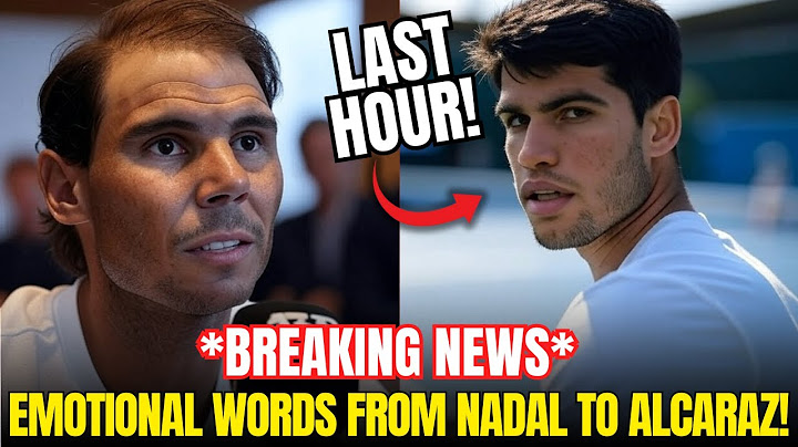 SHOCKING MESSAGE from RAFA NADAL about CARLOS ALCARAZ!