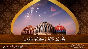 سورة التغابن - جودة عالية - القارئ الشيخ  ابو بكر الشاطري