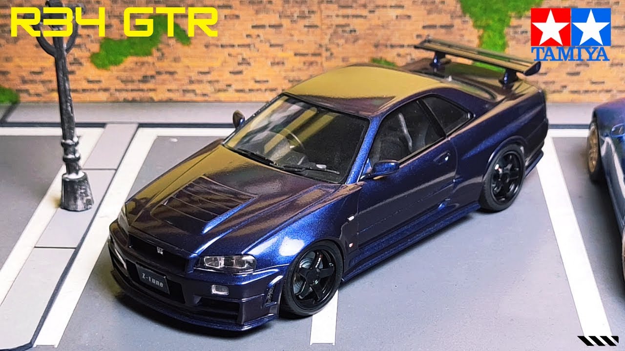 Midnight Purple GTR R34 | Z Tune Body kit | 1:24 Model Car Full