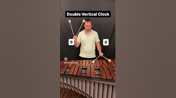 Double Vertical Clock #music #marimba #music #exercise #challenge