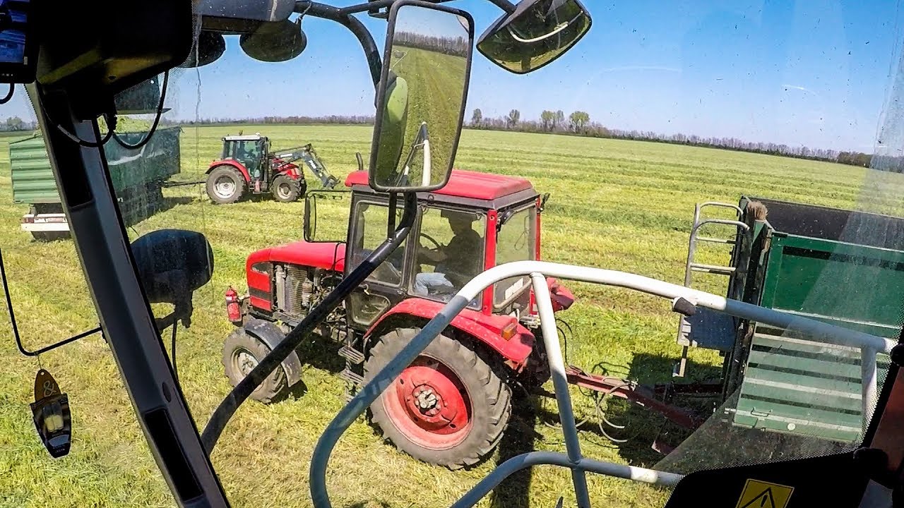 Claas Jaguar 850 - CABVIEW | Rye Silage 2019 | Fendt + New holland + Belarus