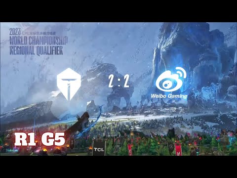TES vs WBG - Game 5 | LPL Regional Qualifier for Worlds 2023 | Top Esports vs Weibo Gaming G5 full