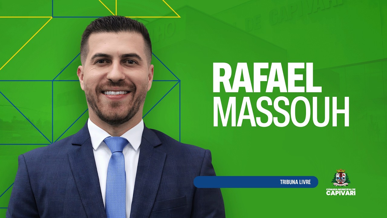 Tribuna Livre Vereador Rafael Massouh | 16/03/2026