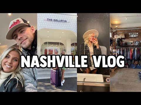 NASHVILLE VLOG//Staying at the Gallatin + Exploring Nashville + Shooting content