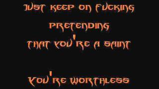 Chimaira - Worthless (W/ lyrics on screen)