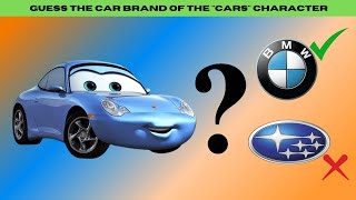 Guess The Brand Car by Cars Character - Car Quiz Challenge 2024 (PART - 13)