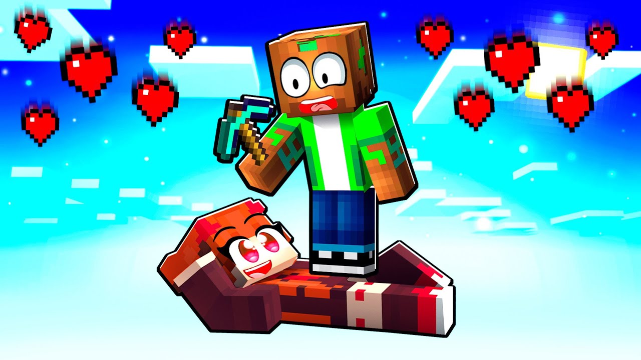 Sobreviví en 1 BLOQUE de CHICA REAL en Minecraft!