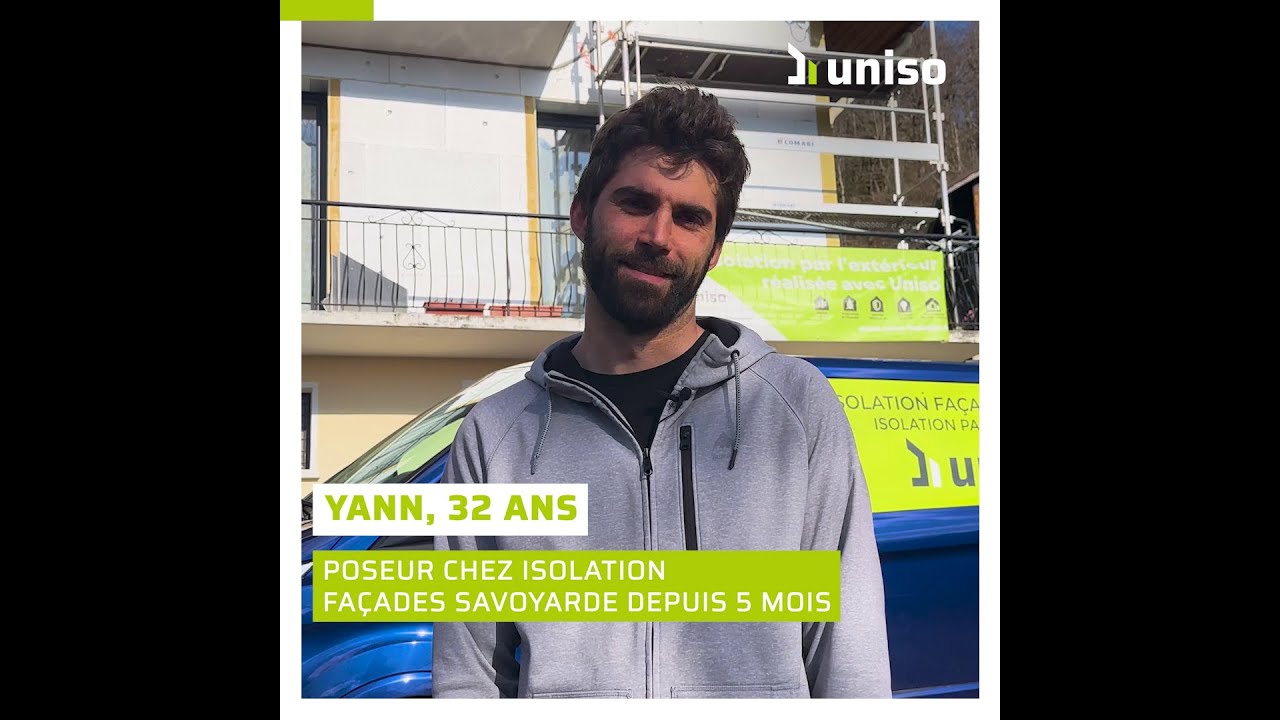 ITE Uniso : en quoi consiste le métier de façadier ? - Témoignage de Yann