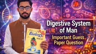 Digestive System of Man | Important Guess Paper Questions | Class 12 Biology