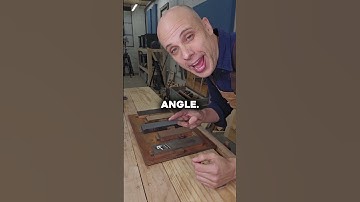 The fatal flaw in freehand sharpening. #tooltips #woodscraft #wood #woodwork #woodworking