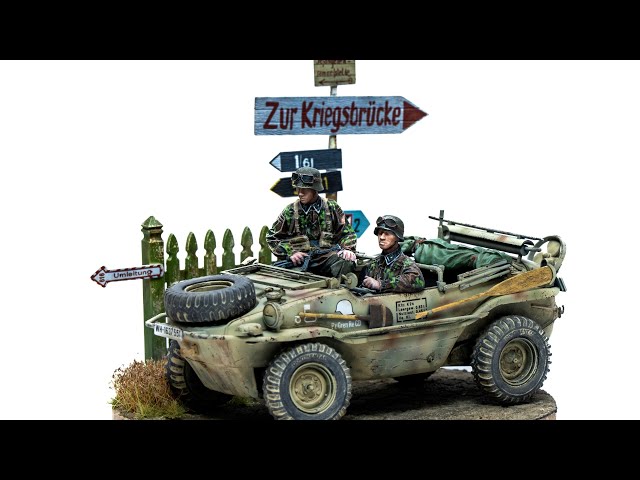 Tamiya 1/35 SCHWIMM WAGEN ［build a vignette］#scalemodel