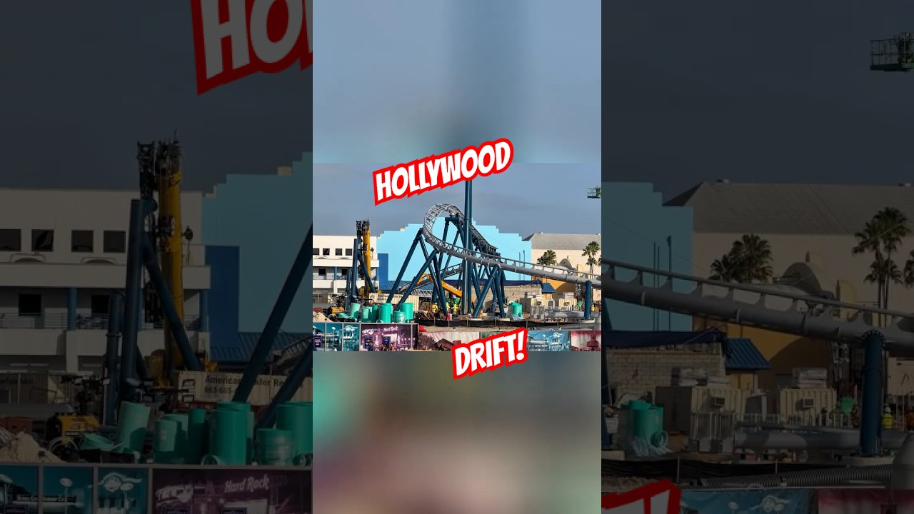 Fast and Furious Hollywood Drift Construction at Universal Studios Florida