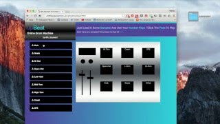 'UpBeat' Drum Machine Web-App Demo @A_Sayward screenshot 3
