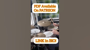 Drum Lesson! Paradiddle-diddle Jazz Lick nr.3! For PDF: Link in BIO!