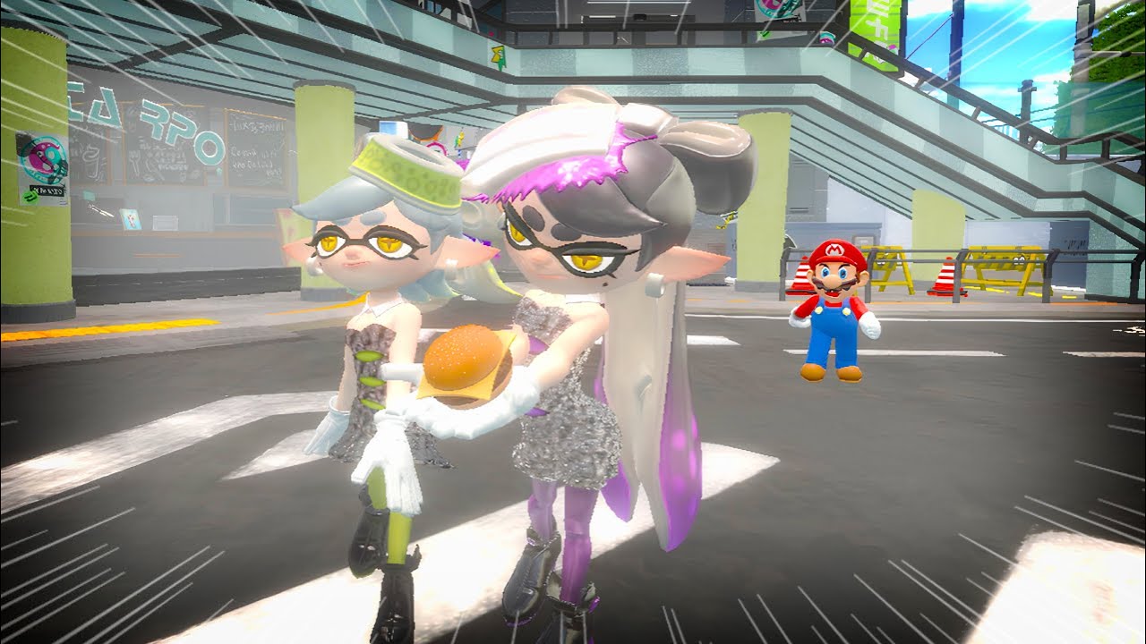 ROUBANDO O HAMBÚRGER DO MARIO! ( Splatoon GMOD animation)