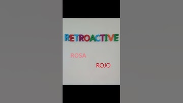 Proactive v Retroactive Interference