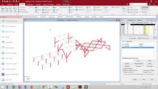 Assigning Properties and Loads in STAAD.Pro CONNECT Edition