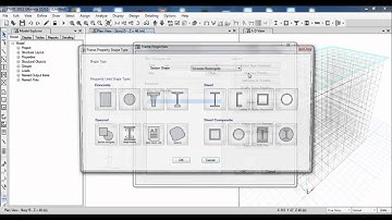 ETABS-Define Material and Section Property