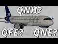 ALTIMETRY - Pressure settings? | QNH, QNE, QFE explained!