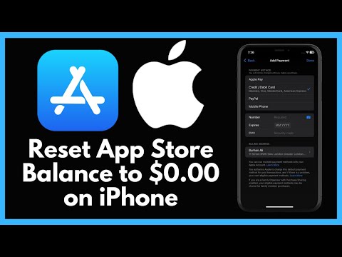 How to Reset App Store Balance to auto_yt_post_content.00 on iPhone