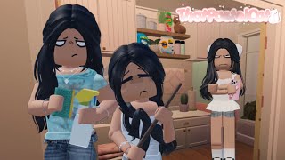 KIDS GROUNDED DAY ROUTINE *BROKE PHONE, CHAOTIC* Roblox Bloxburg Family Roleplay *WITH VOICE*