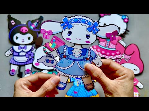 Paper DIY | Make Paper Cartoon Characters Move | paper doll | Nhân Vật ...