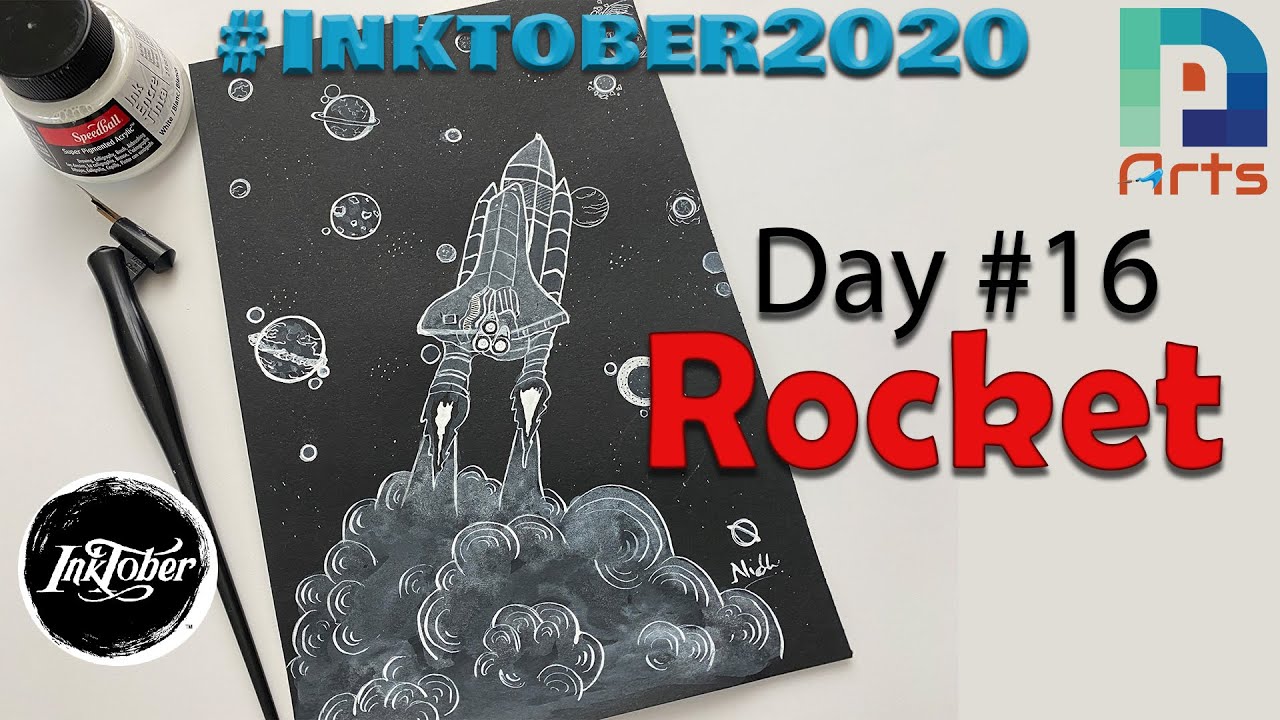 Rocket -  Day #16 - Inktober 2020 - Very Easy