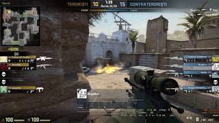 Counter strike Global Offensive 5 Kill AWP Rush B